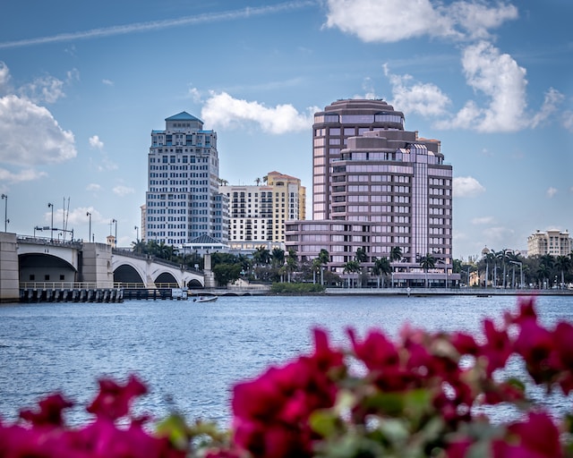 West Palm Beach Skyline and Intracoastal Waterway
